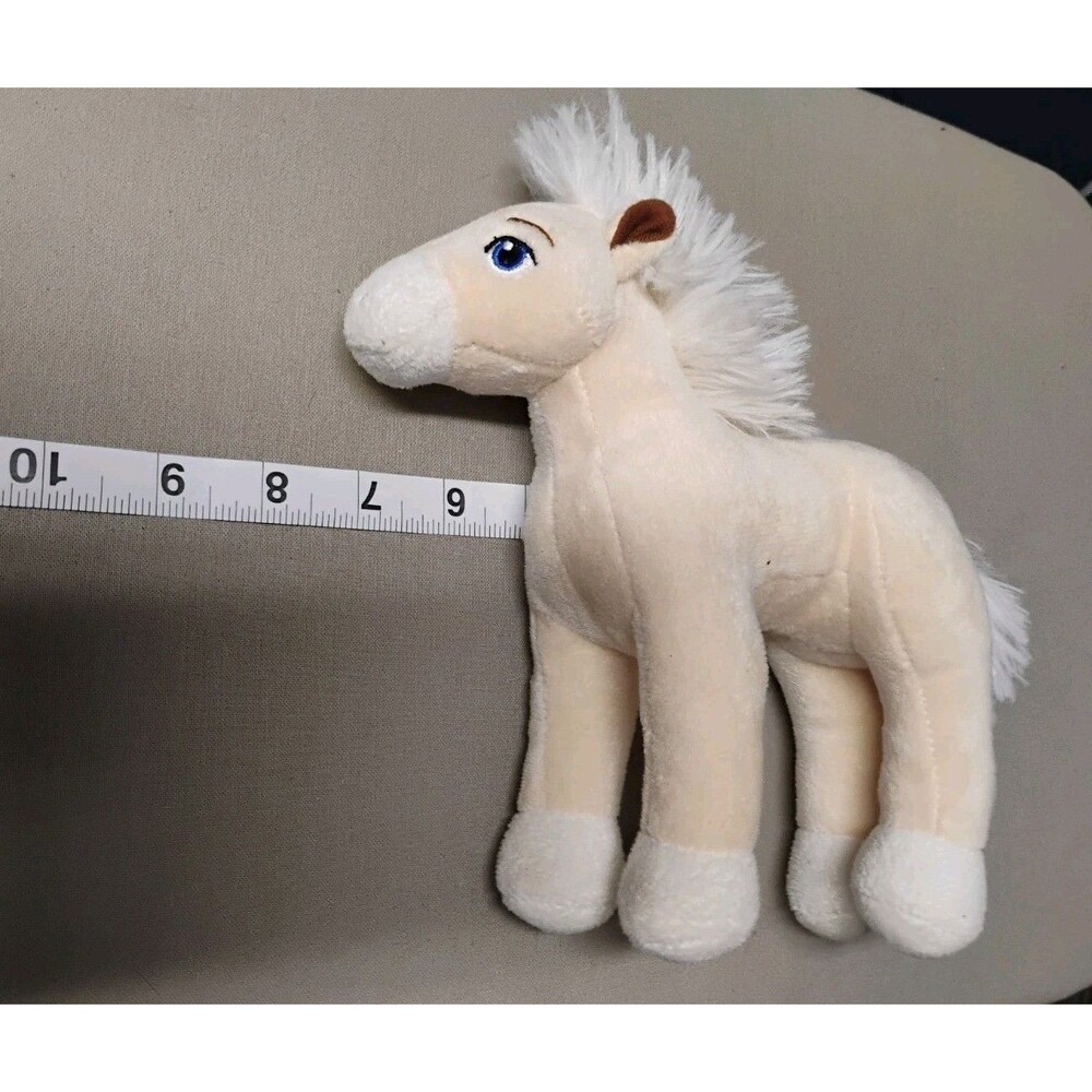Spirit Riding Free Dreamworks 2020 Just Play Plush Stuffed Toy Horse Beige/White